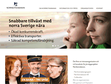 Tablet Screenshot of norrbotniabanan.se